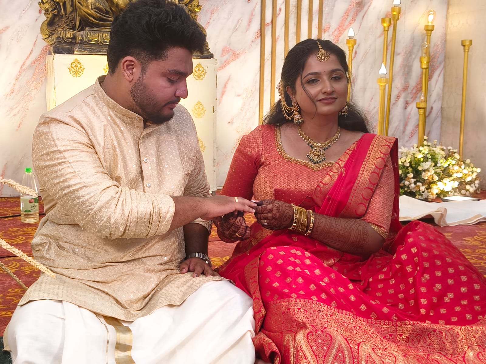 Arun with Kavya