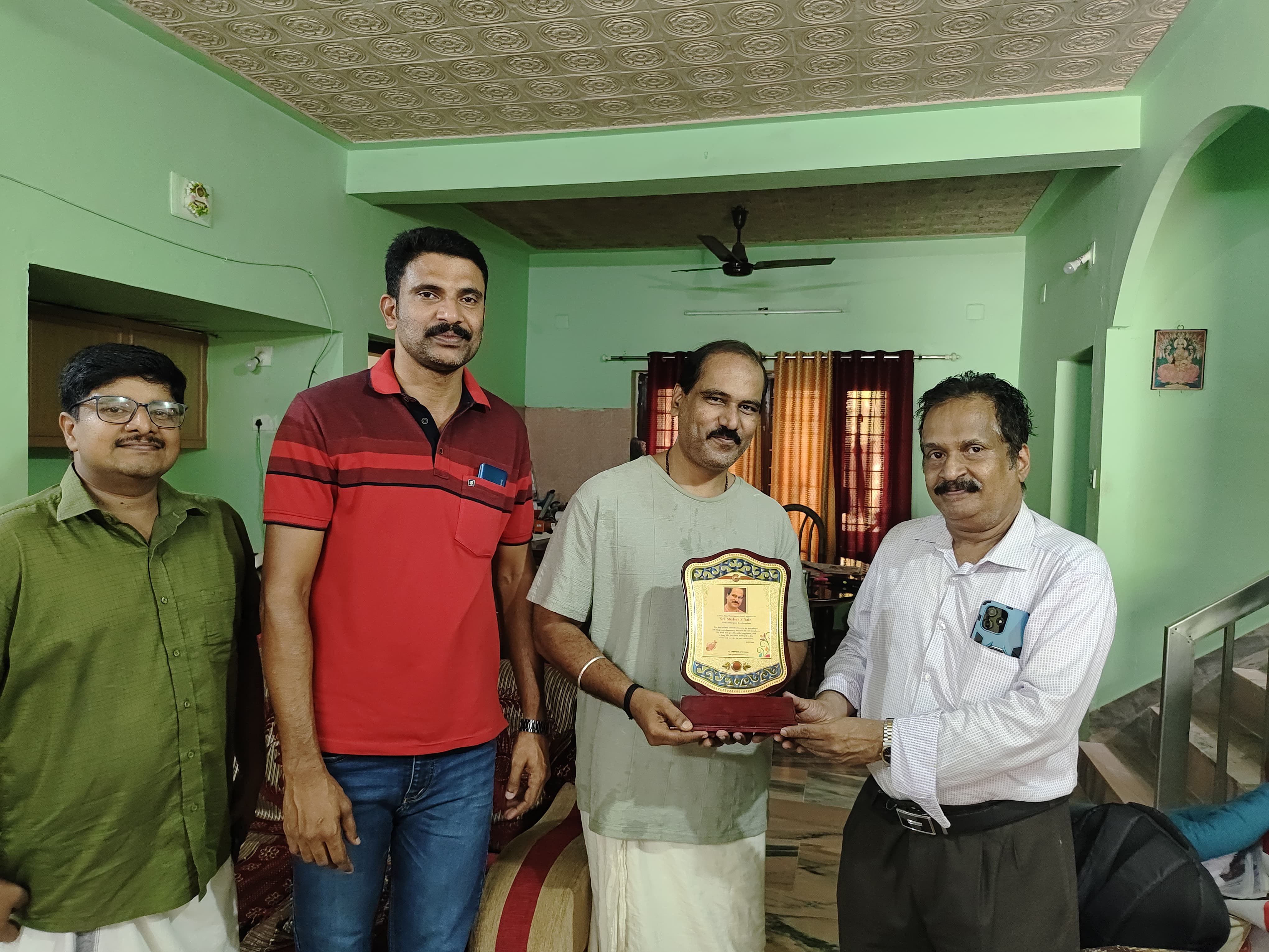 ജ്യോതിഷി ശ്രീ ശൈലേഷ് എസ് നായരെ ആദരിച്ചു!