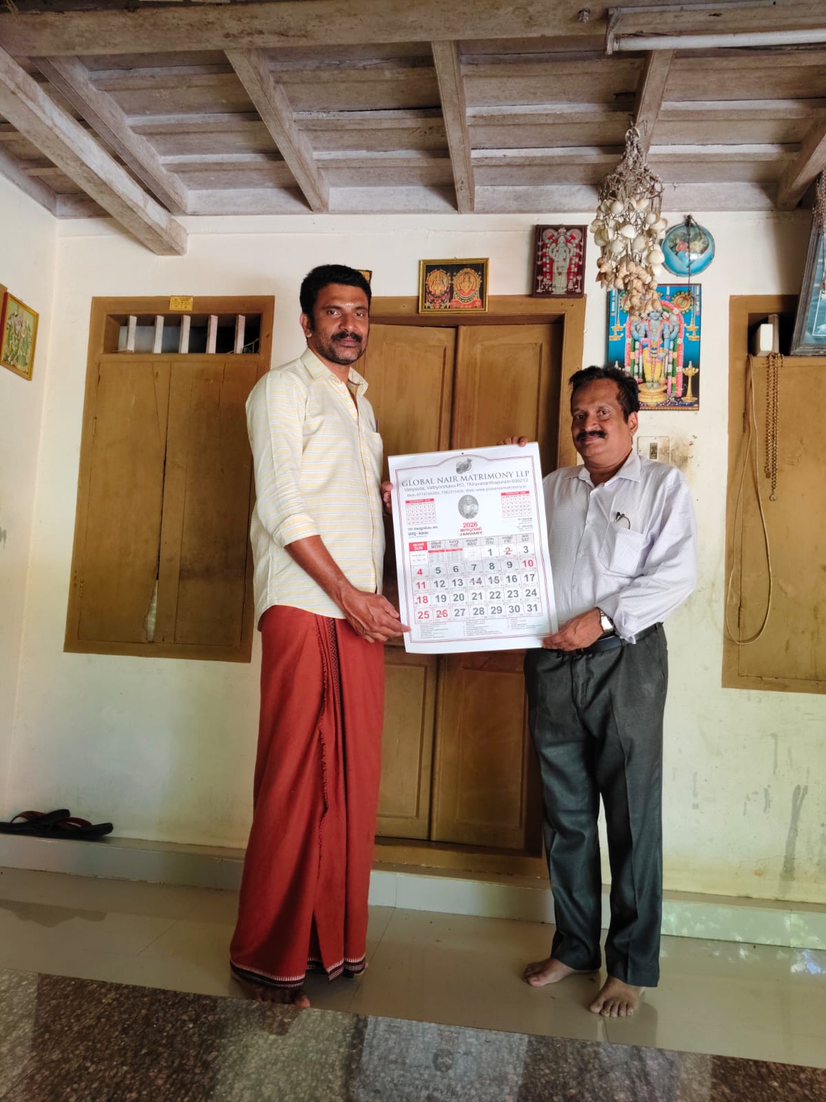 Calendar 2026-Distribution at Koodappulam,Kottayam Dist